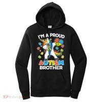 I'm A Proud Autism Brother Dabbing Unicorn Women's Hoodie thumb 0