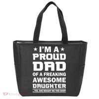 I'm A Proud Dad Of A Freaking Awesome Daughter Tote Bag thumb 0