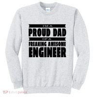 I'm A Proud Dad Of A Freaking Awesome Engineer Sweatshirt thumb 0