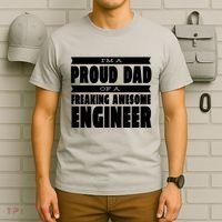 I'm A Proud Dad Of A Freaking Awesome Engineer T-Shirt thumb 6