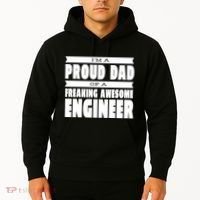 I'm A Proud Dad Of A Freaking Awesome Engineer Hoodie thumb 2