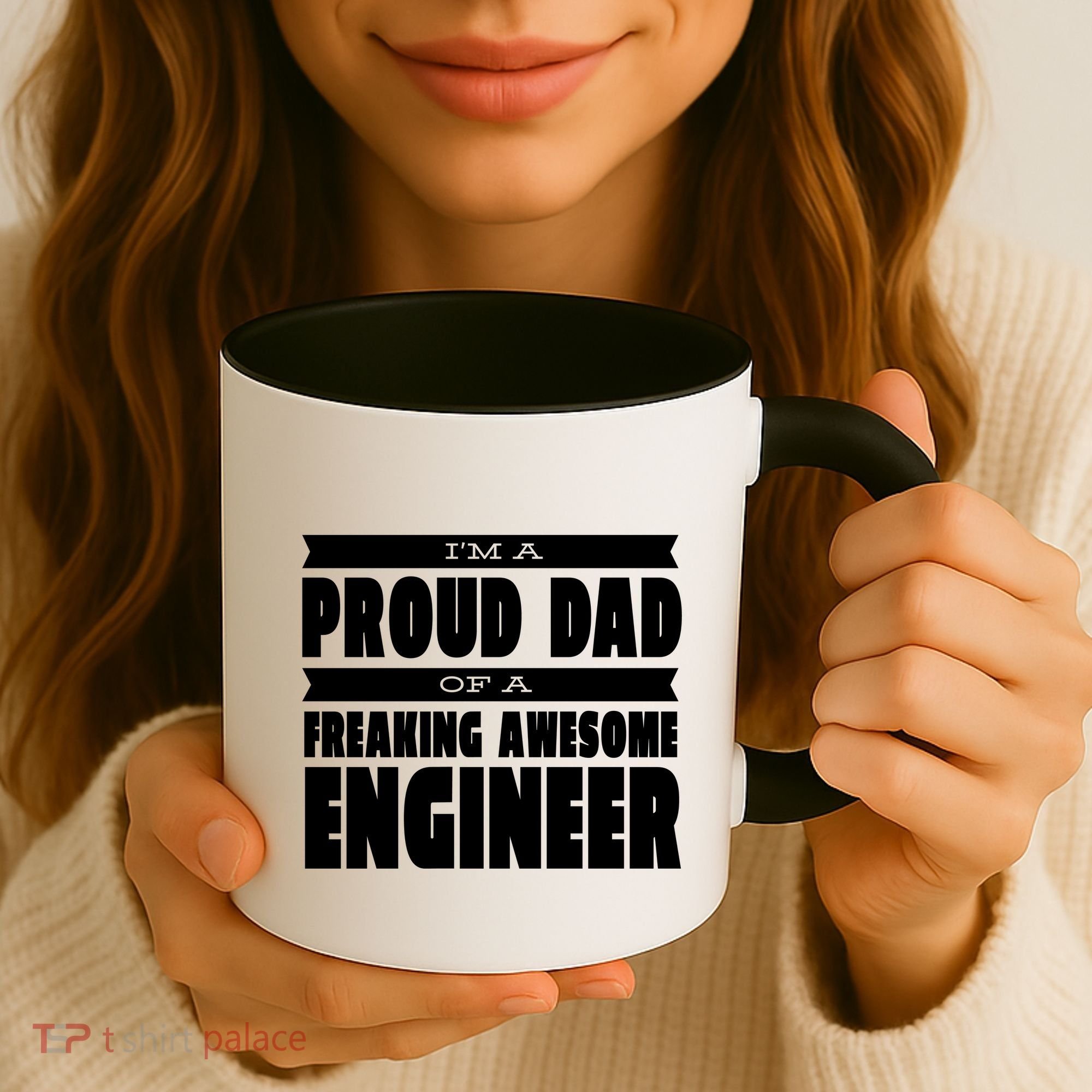 I'm A Proud Dad Of A Freaking Awesome Engineer Coffee Mug
