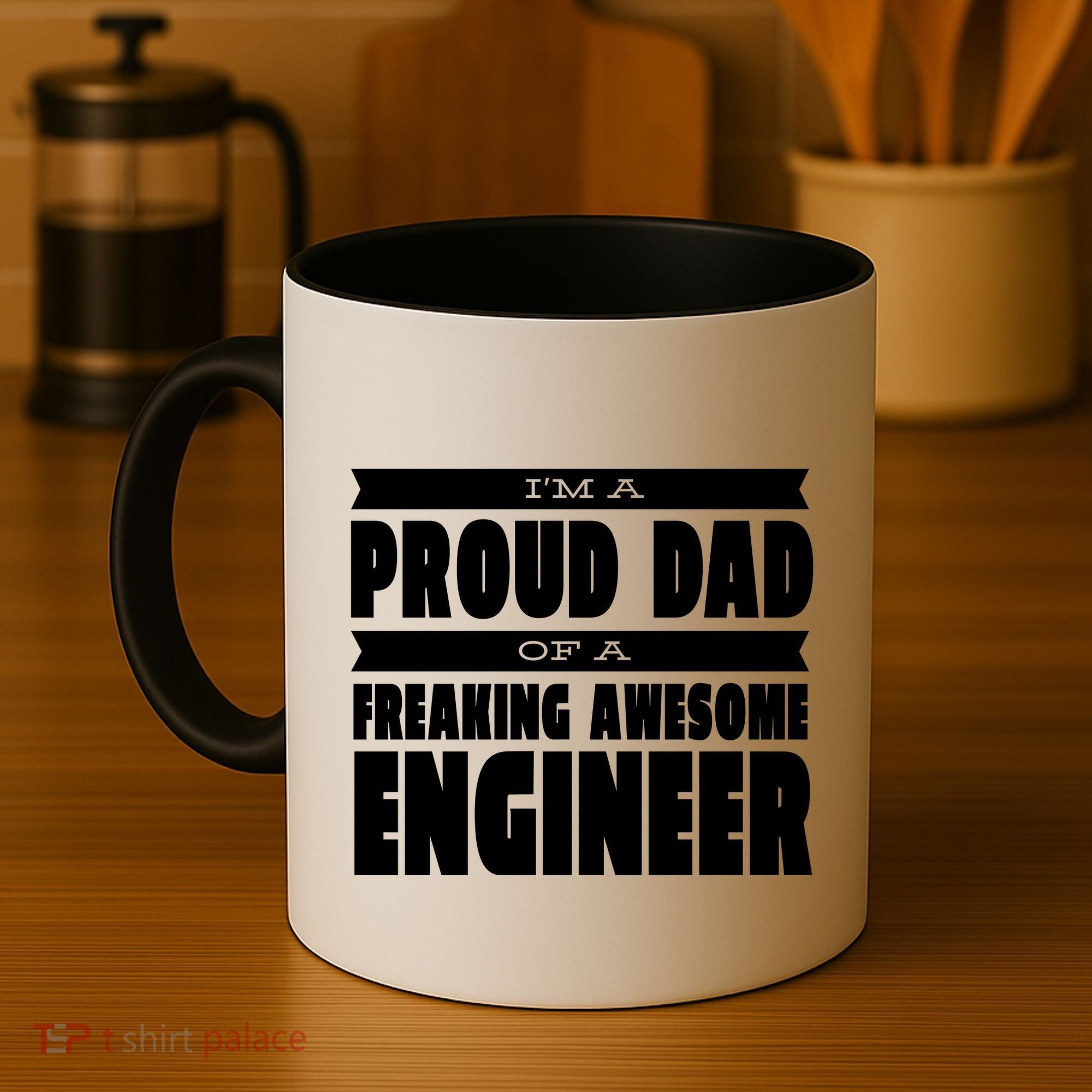 I'm A Proud Dad Of A Freaking Awesome Engineer Coffee Mug