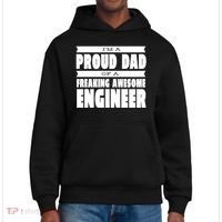 I'm A Proud Dad Of A Freaking Awesome Engineer District V.I.T. Heavyweight Hoodie thumb 0