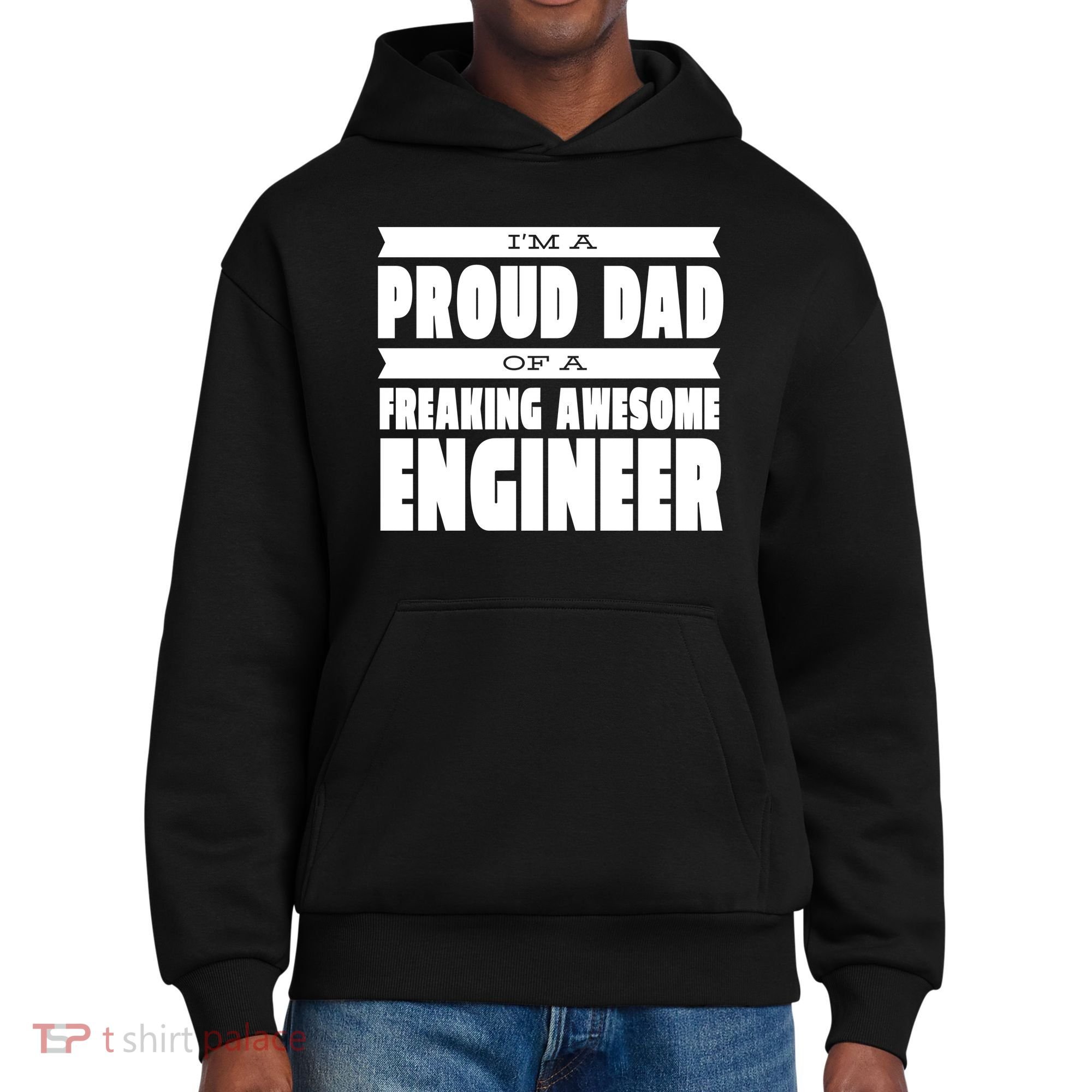I'm A Proud Dad Of A Freaking Awesome Engineer District V.I.T. Heavyweight Hoodie