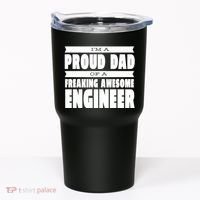I'm A Proud Dad Of A Freaking Awesome Engineer Tumbler thumb 0