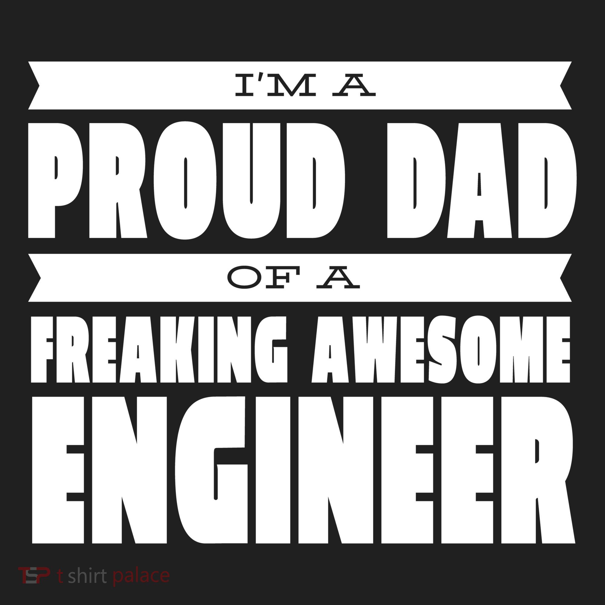 I'm A Proud Dad Of A Freaking Awesome Engineer Golf Towel