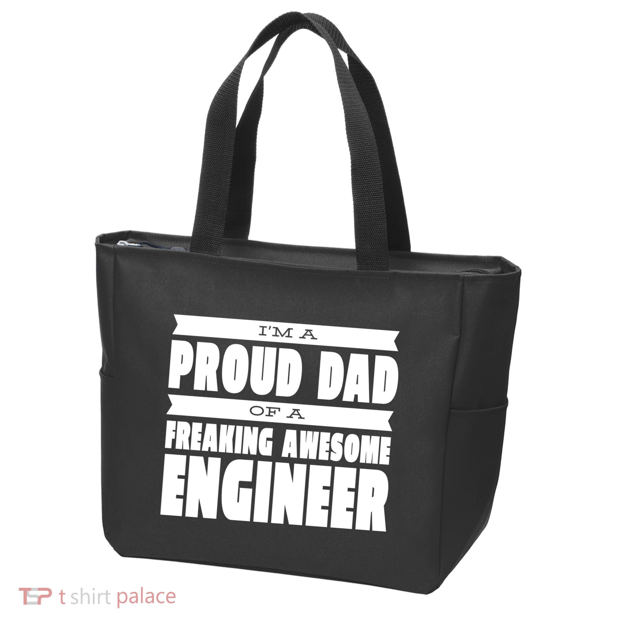 I'm A Proud Dad Of A Freaking Awesome Engineer Tote Bag