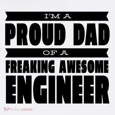 I'm A Proud Dad Of A Freaking Awesome Engineer Garment-Dyed Sweatshirt