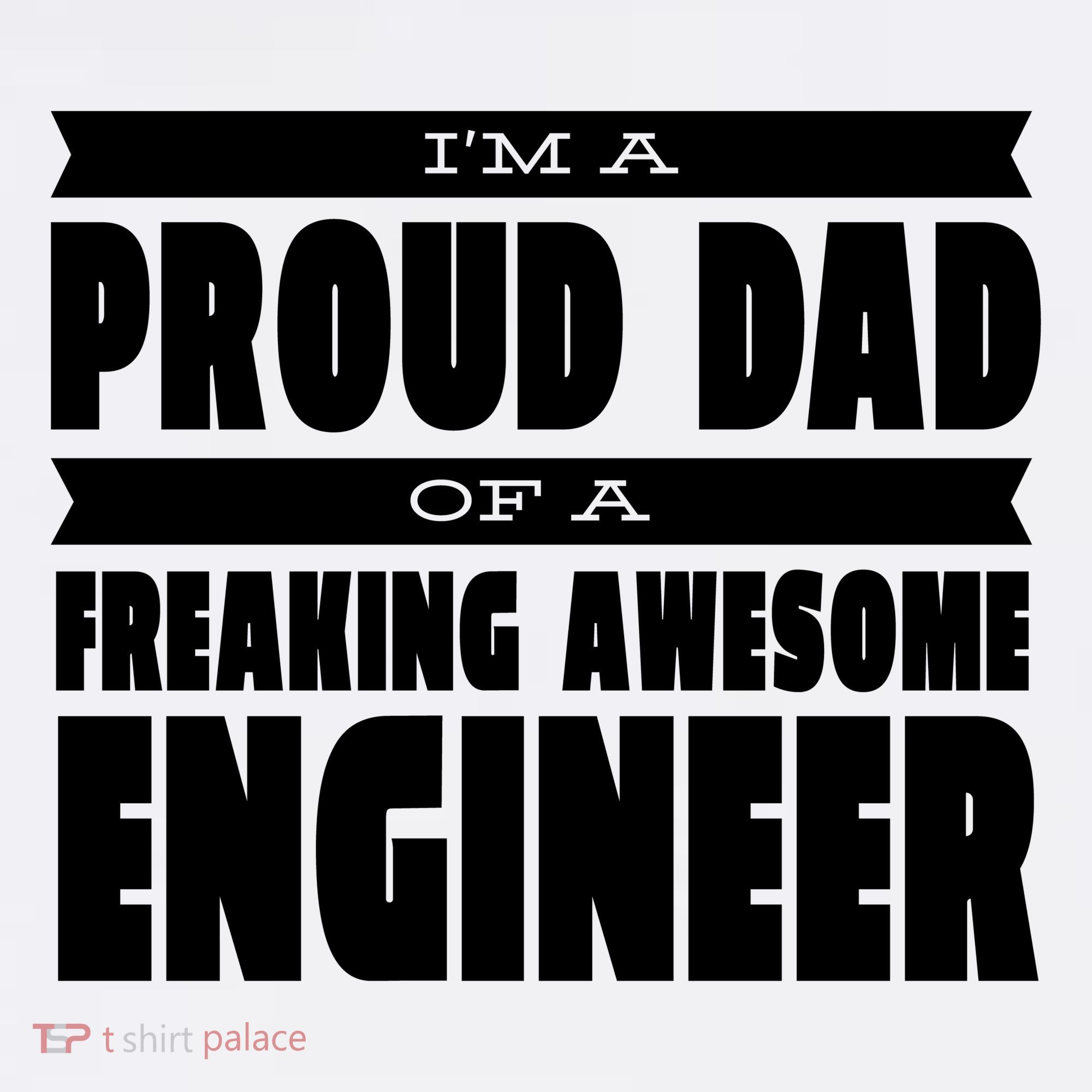 I'm A Proud Dad Of A Freaking Awesome Engineer Garment-Dyed Sweatshirt