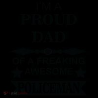 I'm A Proud Dad Of A Freaking Awesome Policeman Coffee Mug thumb 5