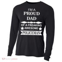 I'm A Proud Dad Of A Freaking Awesome Policeman Cooling Performance Long Sleeve Crew thumb 0