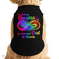 I'm A Proud Daughter Of A Wonder Dad In Heaven Doggie Tank thumb 0
