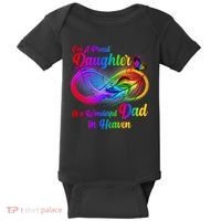 I'm A Proud Daughter Of A Wonder Dad In Heaven Baby Bodysuit thumb 0