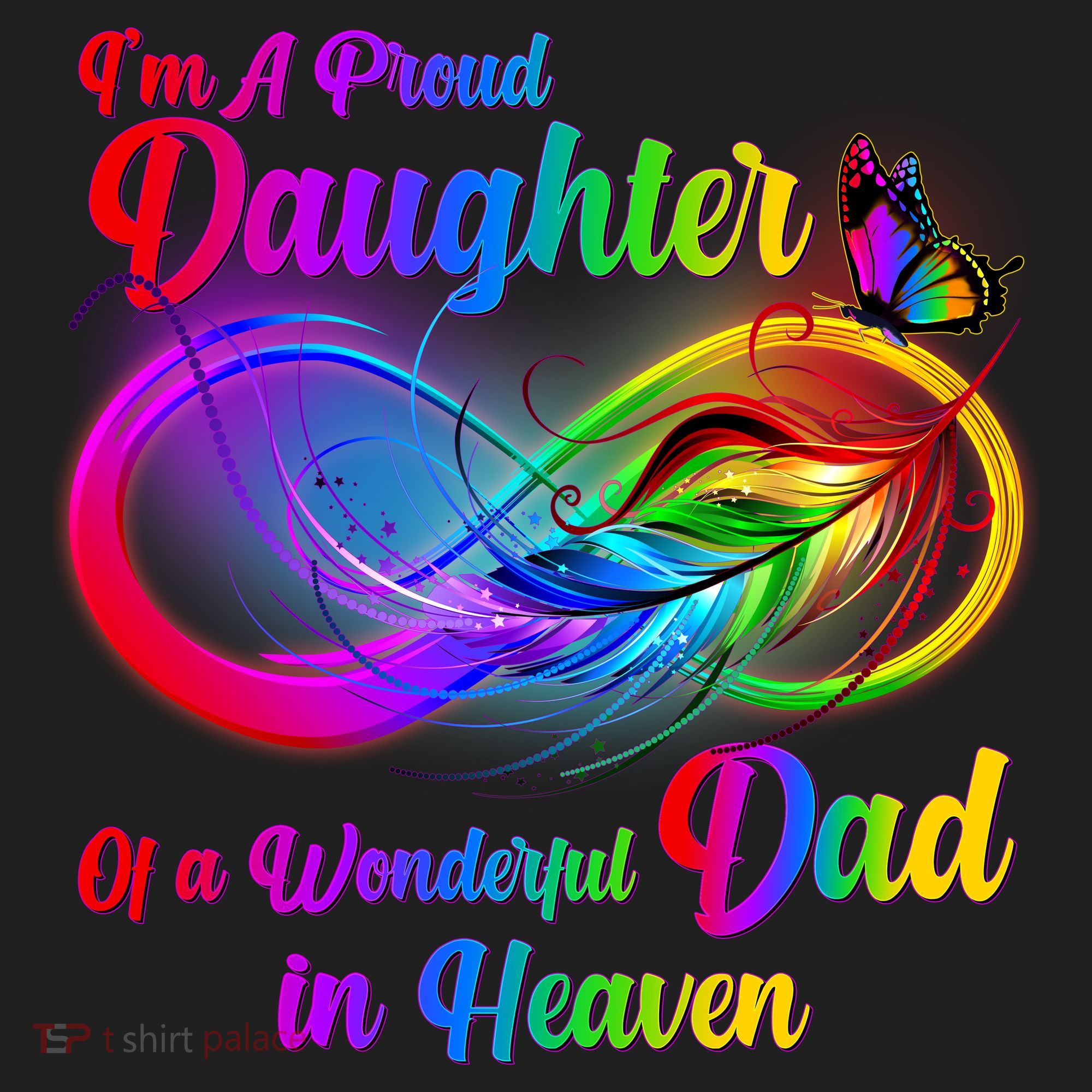 I'm A Proud Daughter Of A Wonder Dad In Heaven Hat