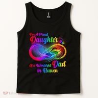 I'm A Proud Daughter Of A Wonder Dad In Heaven Tank Top thumb 2