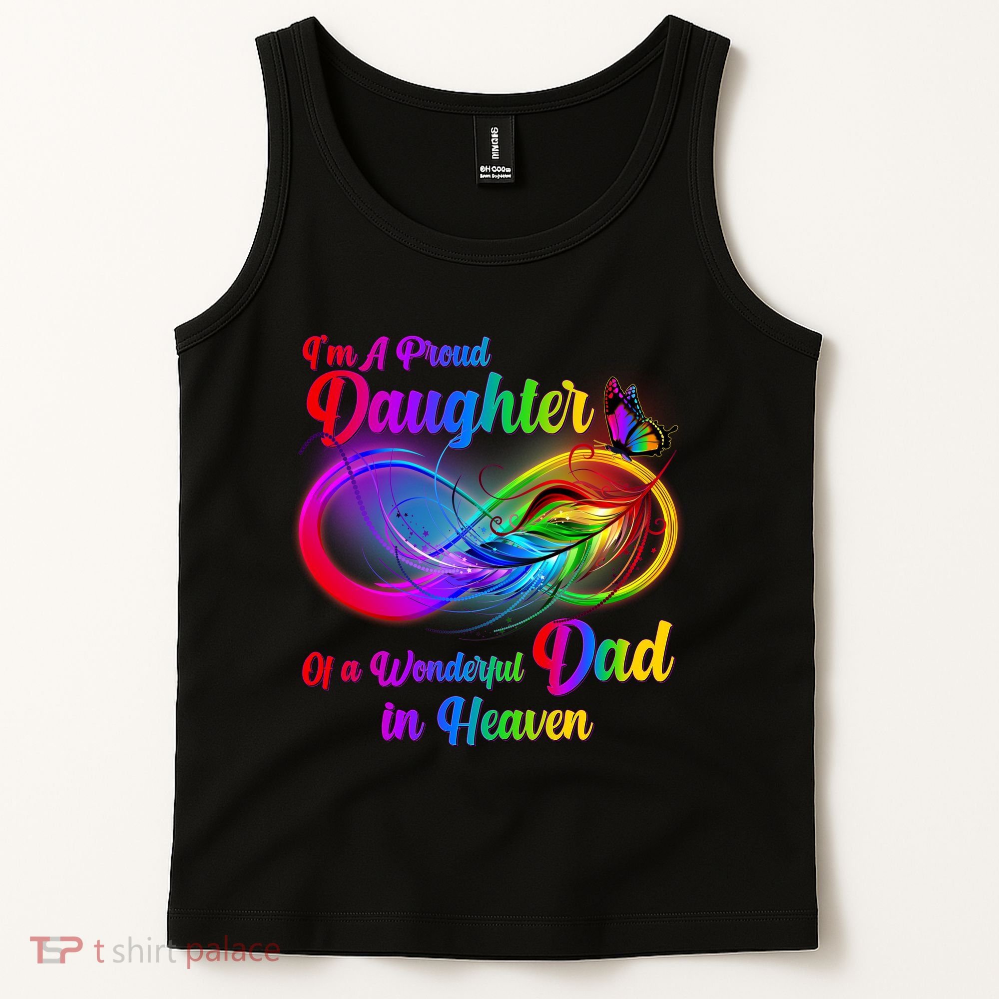 I'm A Proud Daughter Of A Wonder Dad In Heaven Tank Top