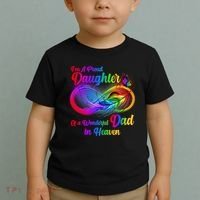I'm A Proud Daughter Of A Wonder Dad In Heaven Toddler T-Shirt thumb 2