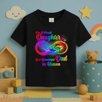 I'm A Proud Daughter Of A Wonder Dad In Heaven Toddler T-Shirt thumb 3