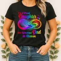 I'm A Proud Daughter Of A Wonder Dad In Heaven Women's T-Shirt thumb 2