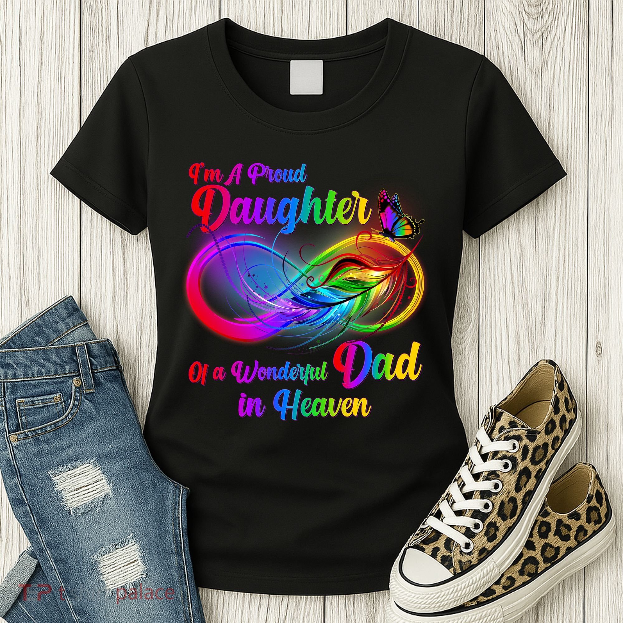 I'm A Proud Daughter Of A Wonder Dad In Heaven Women's T-Shirt