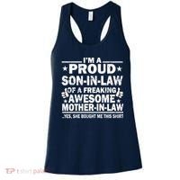 I'm A Proud Son In Law Of A Freaking Awesome Mother In Law Women's Tank Top thumb 0