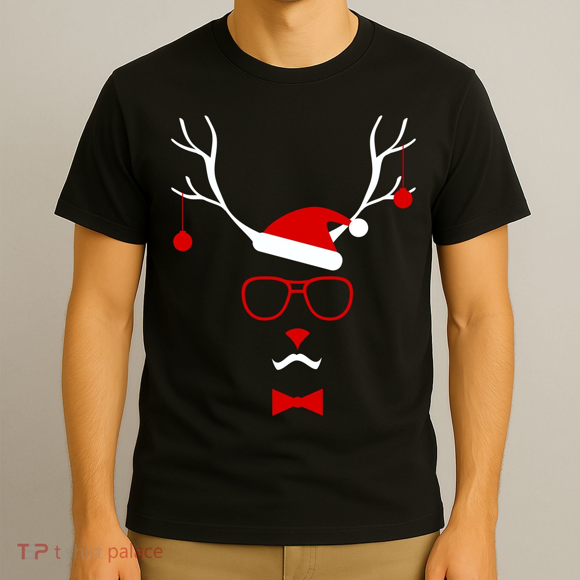 I'm A Reindeer Santa Hat Antlers T-Shirt