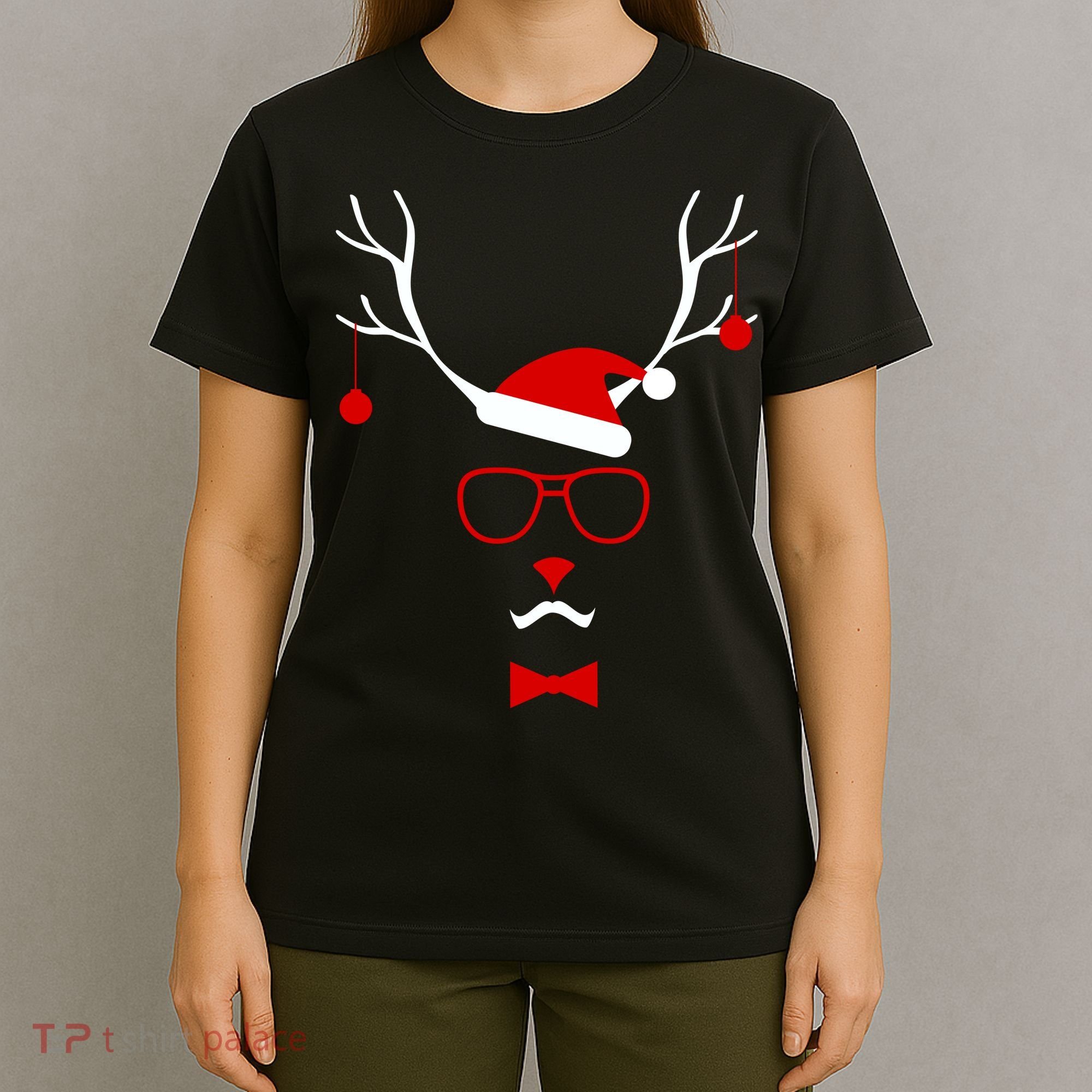 I'm A Reindeer Santa Hat Antlers T-Shirt