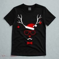 I'm A Reindeer Santa Hat Antlers T-Shirt thumb 5