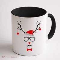 I'm A Reindeer Santa Hat Antlers Coffee Mug thumb 1