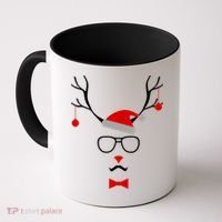 I'm A Reindeer Santa Hat Antlers Coffee Mug thumb 0