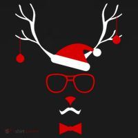 I'm A Reindeer Santa Hat Antlers Toddler Hoodie thumb 2