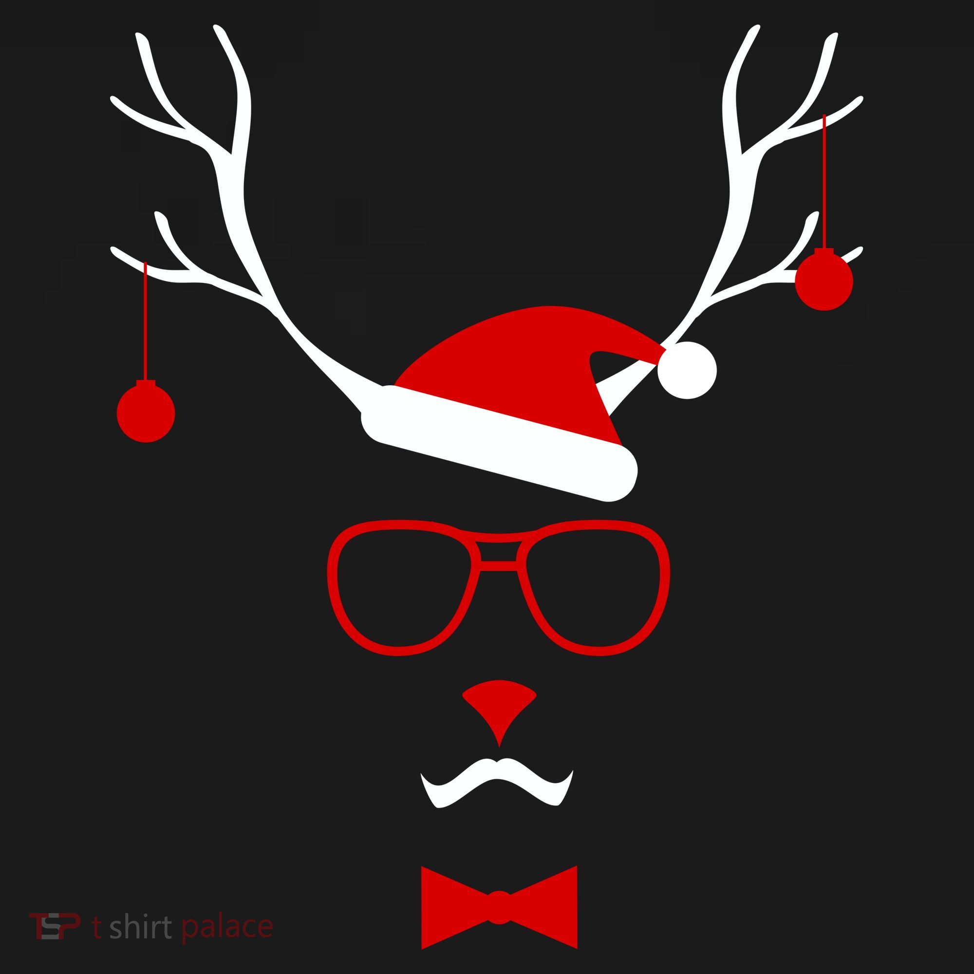 I'm A Reindeer Santa Hat Antlers Toddler Hoodie