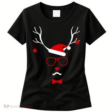 I'm A Reindeer Santa Hat Antlers Women's T-Shirt