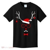 I'm A Reindeer Santa Hat Antlers Kids T-Shirt thumb 0