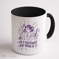 I'm A Sagittarius And Proud Of It Zodiac Birthday Coffee Mug thumb 1
