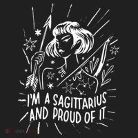 I'm A Sagittarius And Proud Of It Zodiac Birthday Hat thumb 2