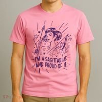 I'm A Sagittarius And Proud Of It Zodiac Birthday T-Shirt thumb 3
