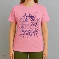 I'm A Sagittarius And Proud Of It Zodiac Birthday T-Shirt thumb 4