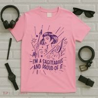 I'm A Sagittarius And Proud Of It Zodiac Birthday T-Shirt thumb 5