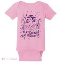 I'm A Sagittarius And Proud Of It Zodiac Birthday Baby Bodysuit thumb 0