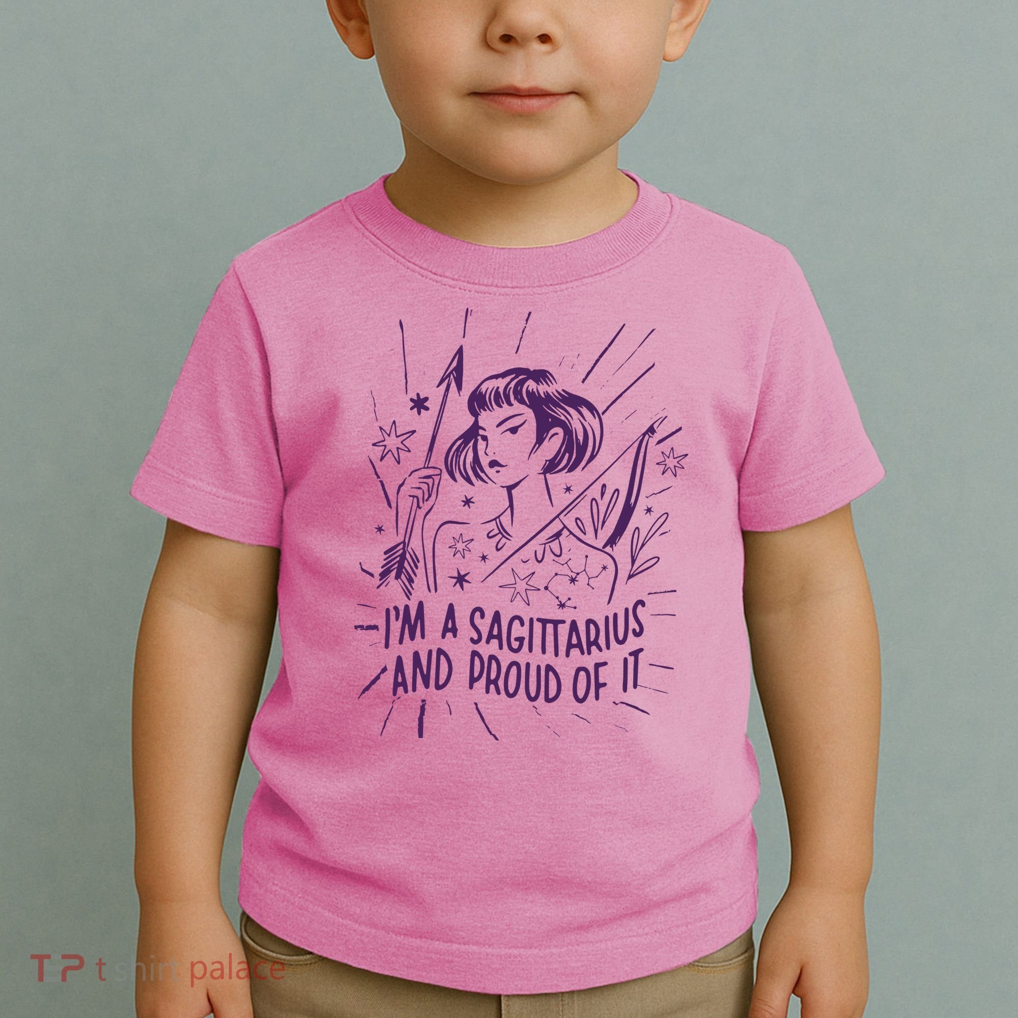 I'm A Sagittarius And Proud Of It Zodiac Birthday Toddler T-Shirt