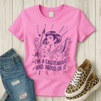 I'm A Sagittarius And Proud Of It Zodiac Birthday Women's T-Shirt thumb 3