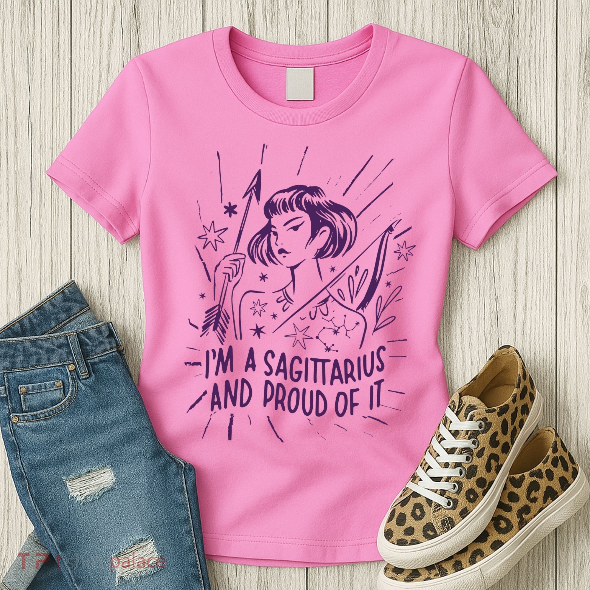 I'm A Sagittarius And Proud Of It Zodiac Birthday Women's T-Shirt