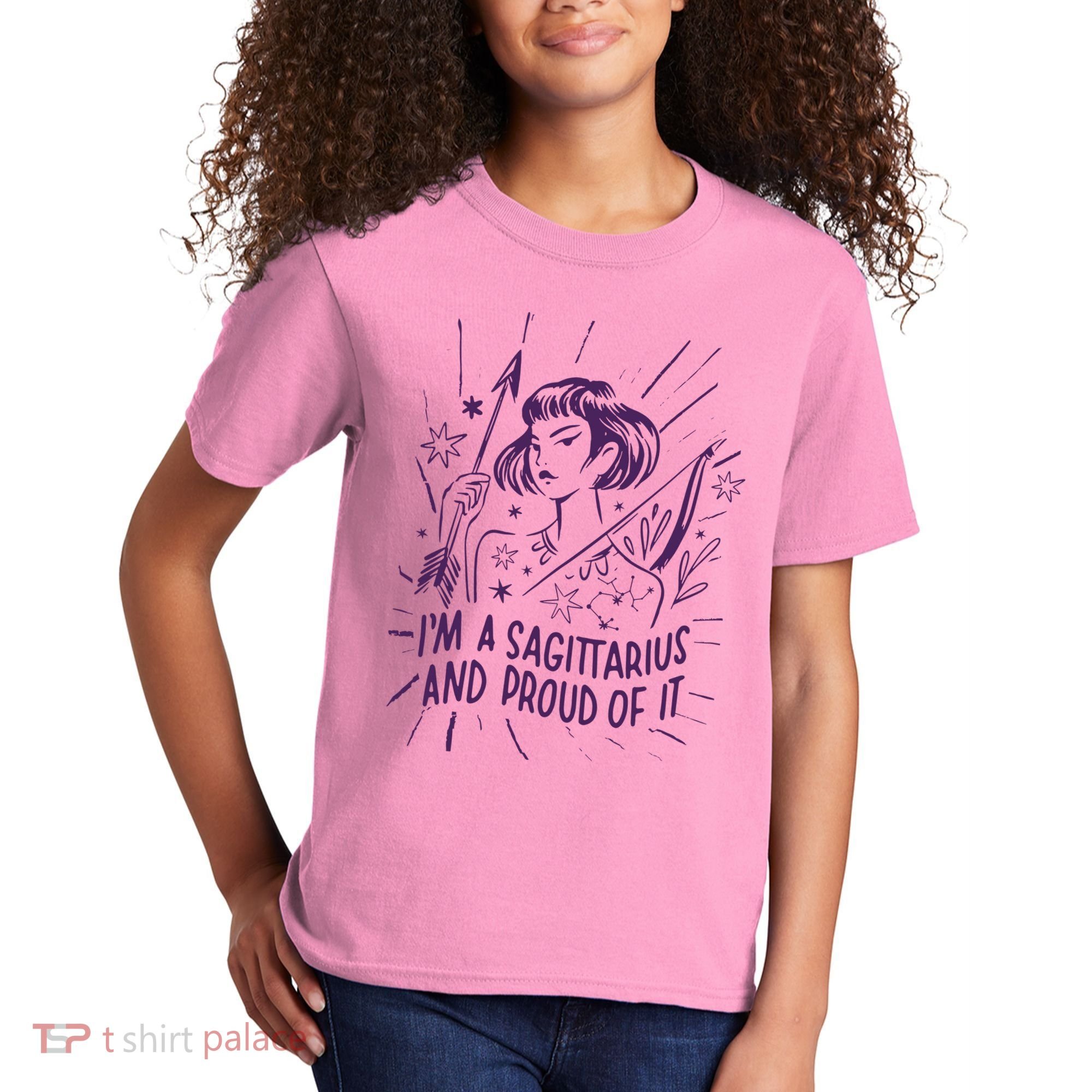 I'm A Sagittarius And Proud Of It Zodiac Birthday Kids T-Shirt