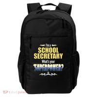 I'm A School Secretary What's Your Superpower? Backpack thumb 0