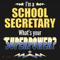 I'm A School Secretary What's Your Superpower? Backpack thumb 2