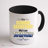 I'm A School Secretary What's Your Superpower? Coffee Mug thumb 1