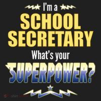 I'm A School Secretary What's Your Superpower? Golf Towel thumb 3