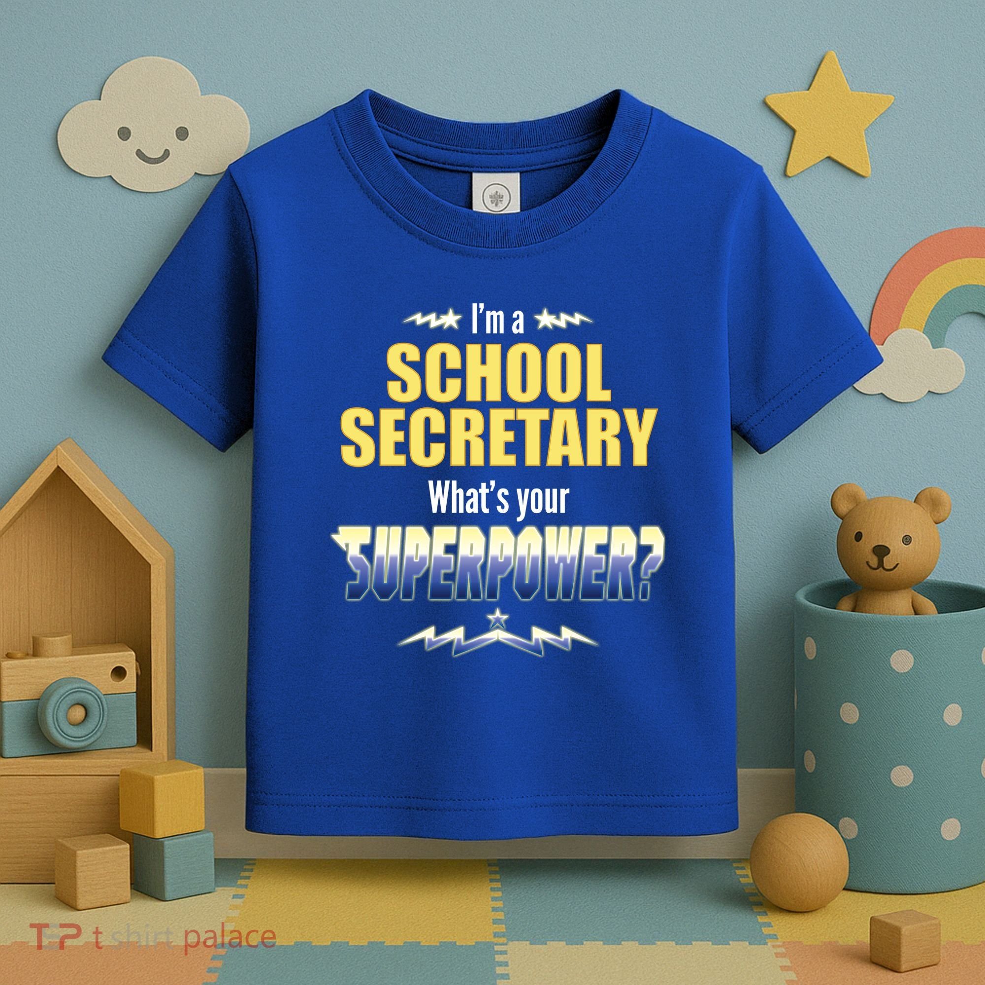 I'm A School Secretary What's Your Superpower? Toddler T-Shirt